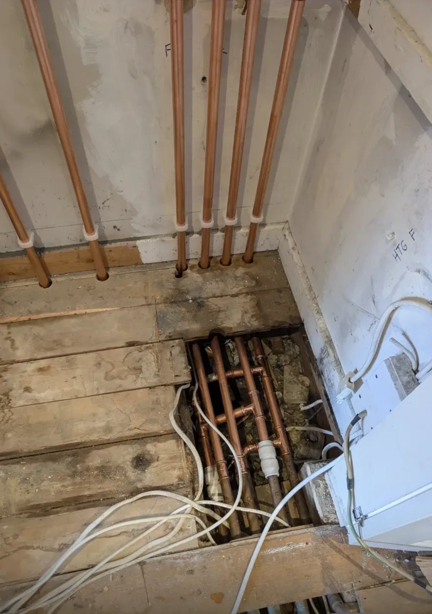 General plumbing repair in a Hampshire home