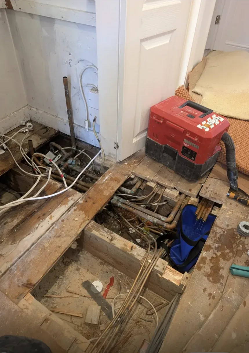 Plumbing maintenance work by PHG