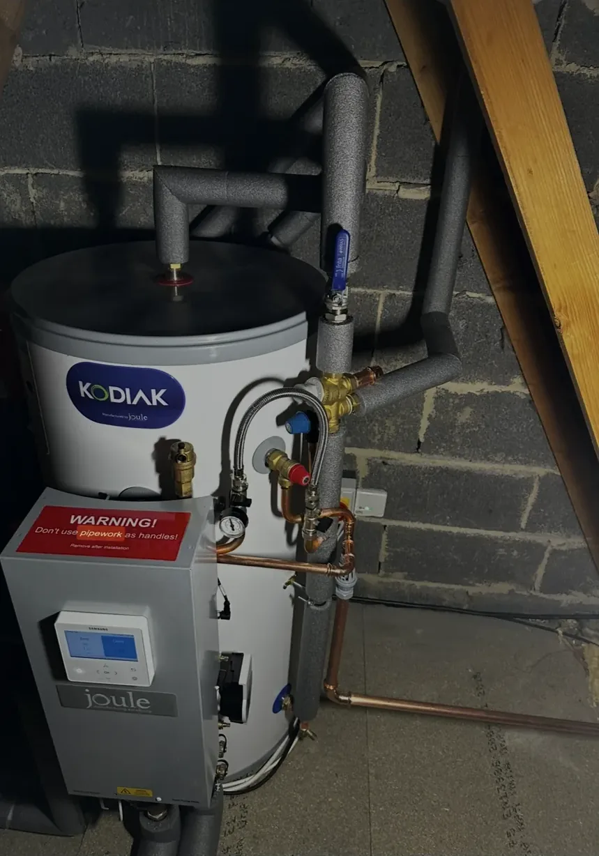 Cylinder installation completed by PHG in Hampshire
